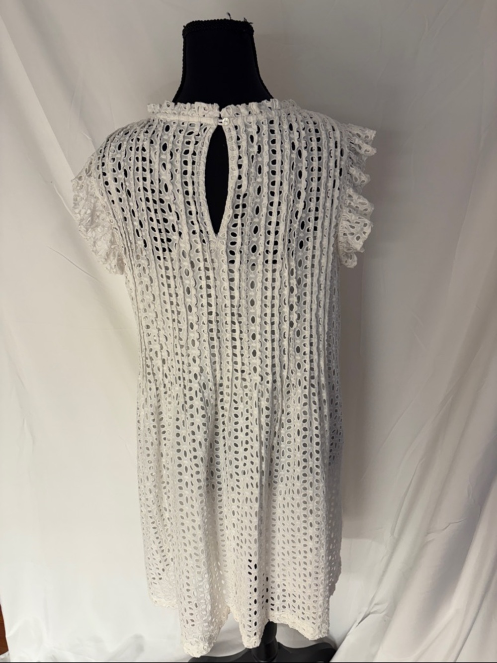Madewell White Eyelet Mini Dress - Picture 5 of 6